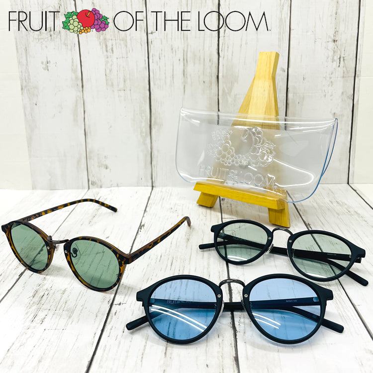 フルーツオブザルーム サングラス アジアンフィット(フルフィット) 調整可能ノーズパッド(クリングス) FRUIT OF THE LOOM FRS4003 全3カラー 50サイズ ボストン型 ユニセックス メンズ レディース