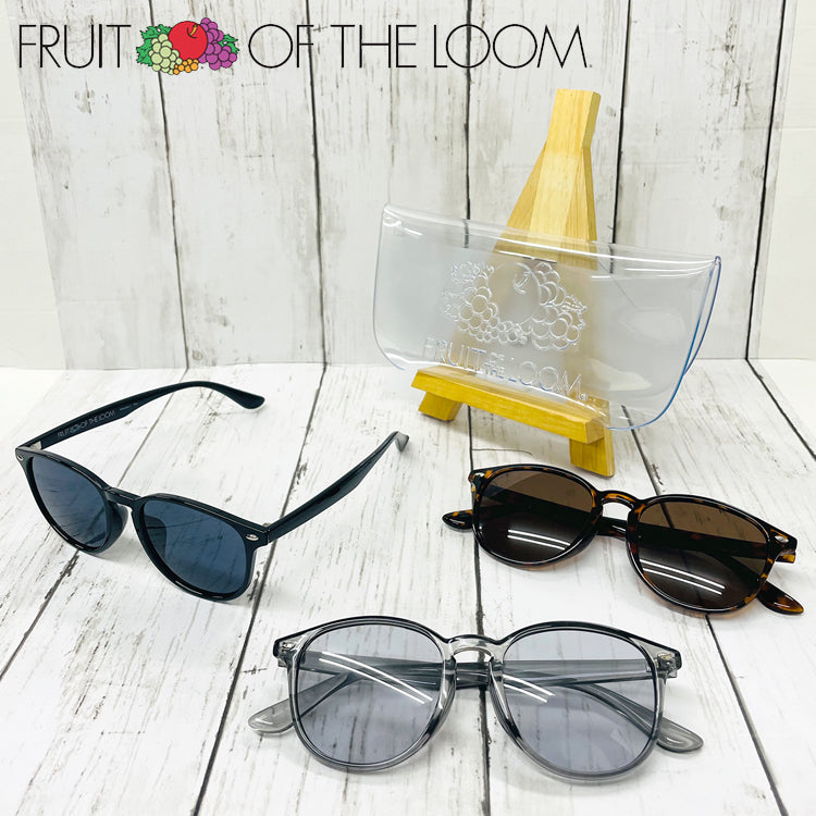 フルーツオブザルーム サングラス アジアンフィット FRUIT OF THE LOOM FRS4002 全3カラー 53サイズ ウェリントン型 ユニセックス メンズ レディース