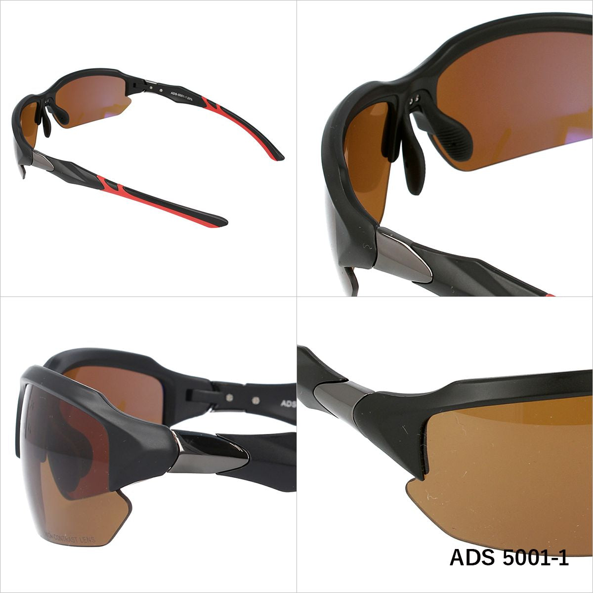 【国内正規品】アドエルム サングラス アジアンフィット AddElm ADS 5001 全2カラー 68サイズ ハイコントラストレンズ搭載 ゴルフ スポーツ ユニセックス メンズ レディース UVカット 紫外線 ラッピング無料