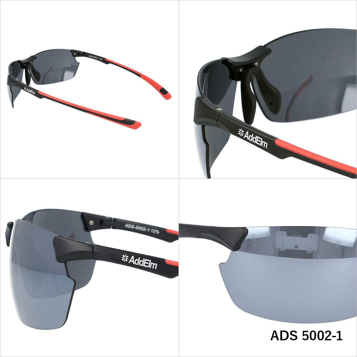 【国内正規品】アドエルム サングラス 偏光サングラス ミラーレンズ アジアンフィット AddElm ADS 5002 全2カラー 72サイズ スポーツ ユニセックス メンズ レディース ラッピング無料