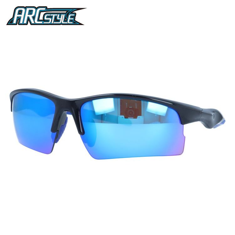 アークスタイル サングラス ミラーレンズ アジアンフィット ARC Style ARC 6192-01 67サイズ スポーツ メンズ レディース 紫外線対策 UVカット おしゃれ プレゼント ギフト
