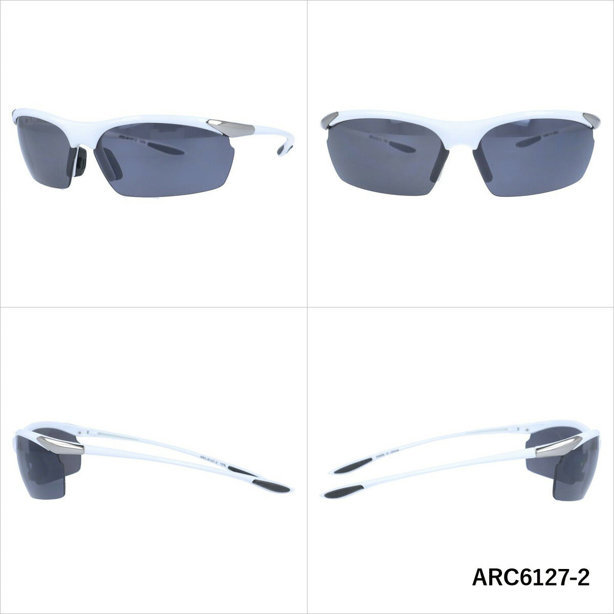 アークスタイル サングラス ミラーレンズ アジアンフィット ARC Style ARC6127 72サイズ スポーツ型 ユニセックス メンズ レディース