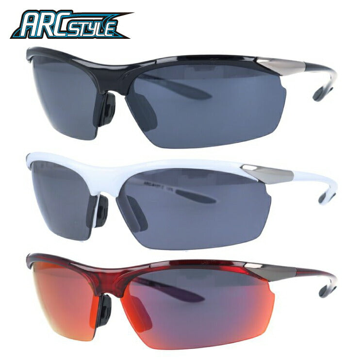 アークスタイル サングラス ミラーレンズ アジアンフィット ARC Style ARC6127 72サイズ スポーツ型 ユニセックス メンズ レディース