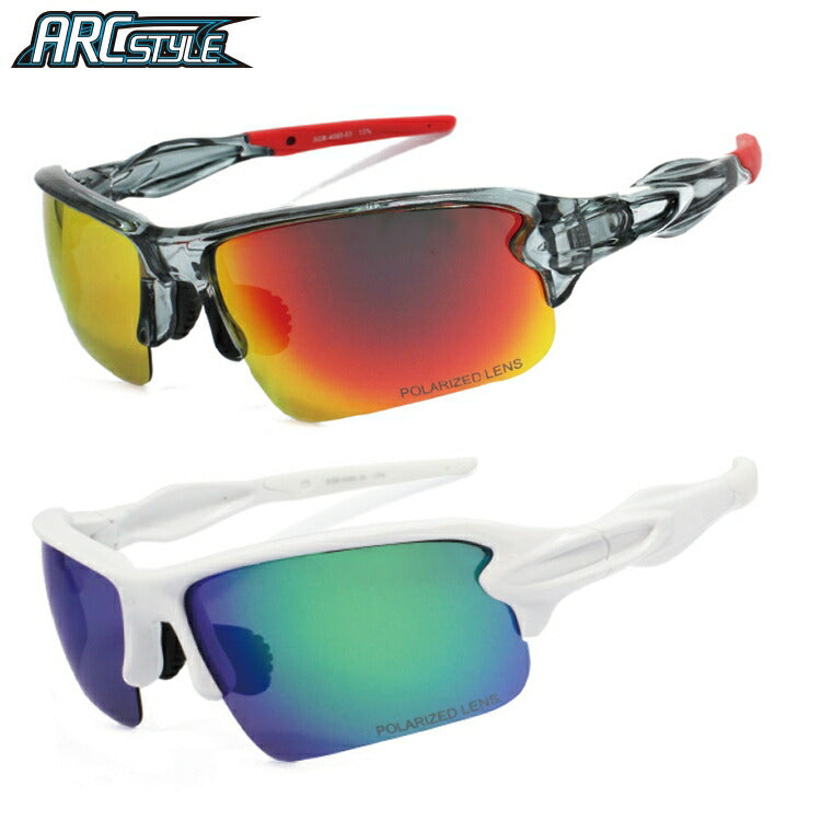 偏光サングラス アークスタイル シーガル ミラーレンズ アジアンフィット ARC Style SEAGULL SGB4065 全2カラー 70サイズ スポーツ(ハーフリム) スポーツ 釣り ドライブ メンズ レディース モデル UVカット ラッピング無料