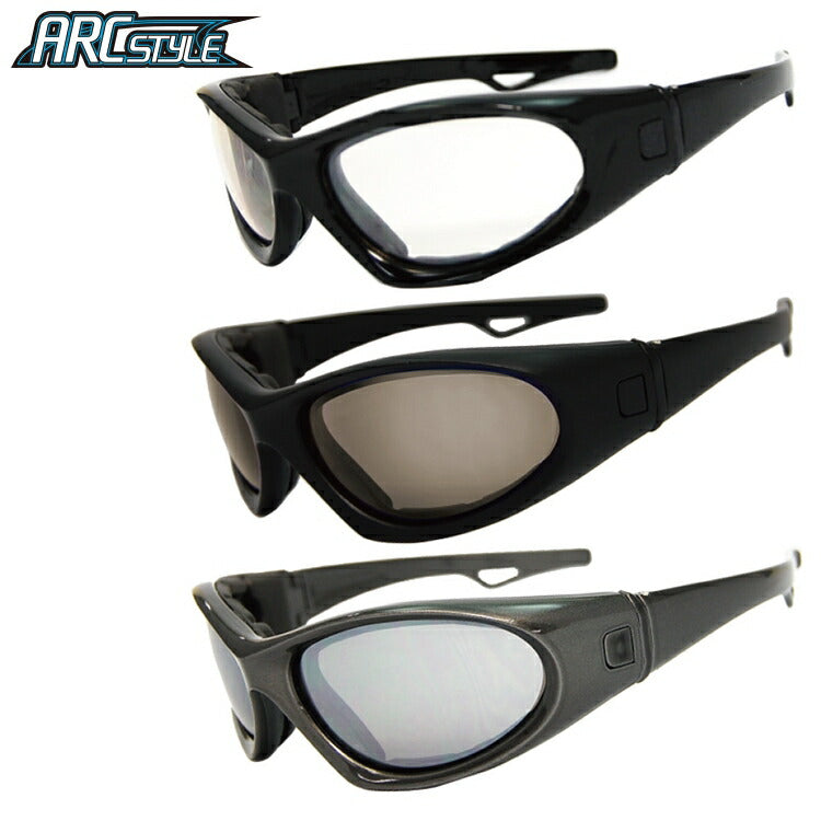 アークスタイル サングラス ミラーレンズ アジアンフィット ARC Style ARC6178 全3カラー 63サイズ スポーツ(スポンジ付き) スポーツ メンズ レディース UVカット 紫外線 ラッピング無料