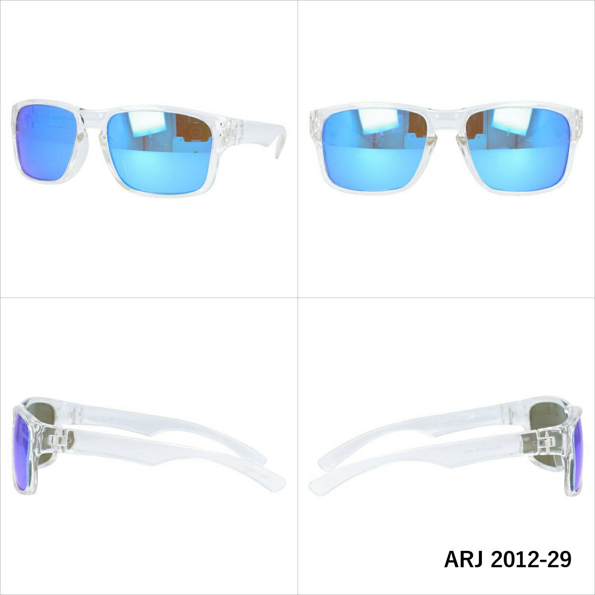 アークスタイル サングラス ミラーレンズ アジアンフィット ARC Style ARJ 2012(ARJ2012) 全2カラー 45サイズ スクエア キッズ ジュニア 子供 ラッピング無料
