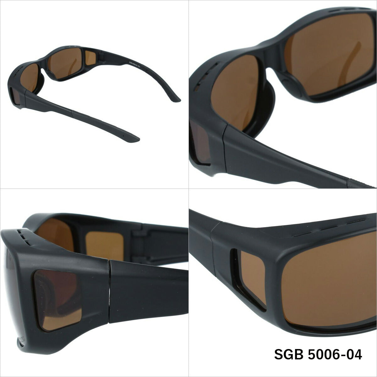 オーバーグラス 偏光サングラス アークスタイル シーガル アジアンフィット ARC Style SGB5006 全2カラー 65サイズ オーバーグラス 釣り ドライブ メンズ レディース モデル UVカット ラッピング無料