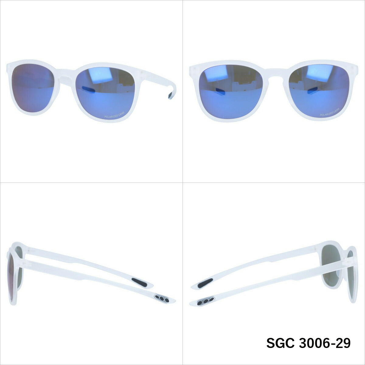 アークスタイル 偏光サングラス ミラーレンズ アジアンフィット ARC Style SGC 3006 全2カラー 52サイズ ティアドロップ メンズ レディース 川 海 釣り フィッシング 運転 ドライブ