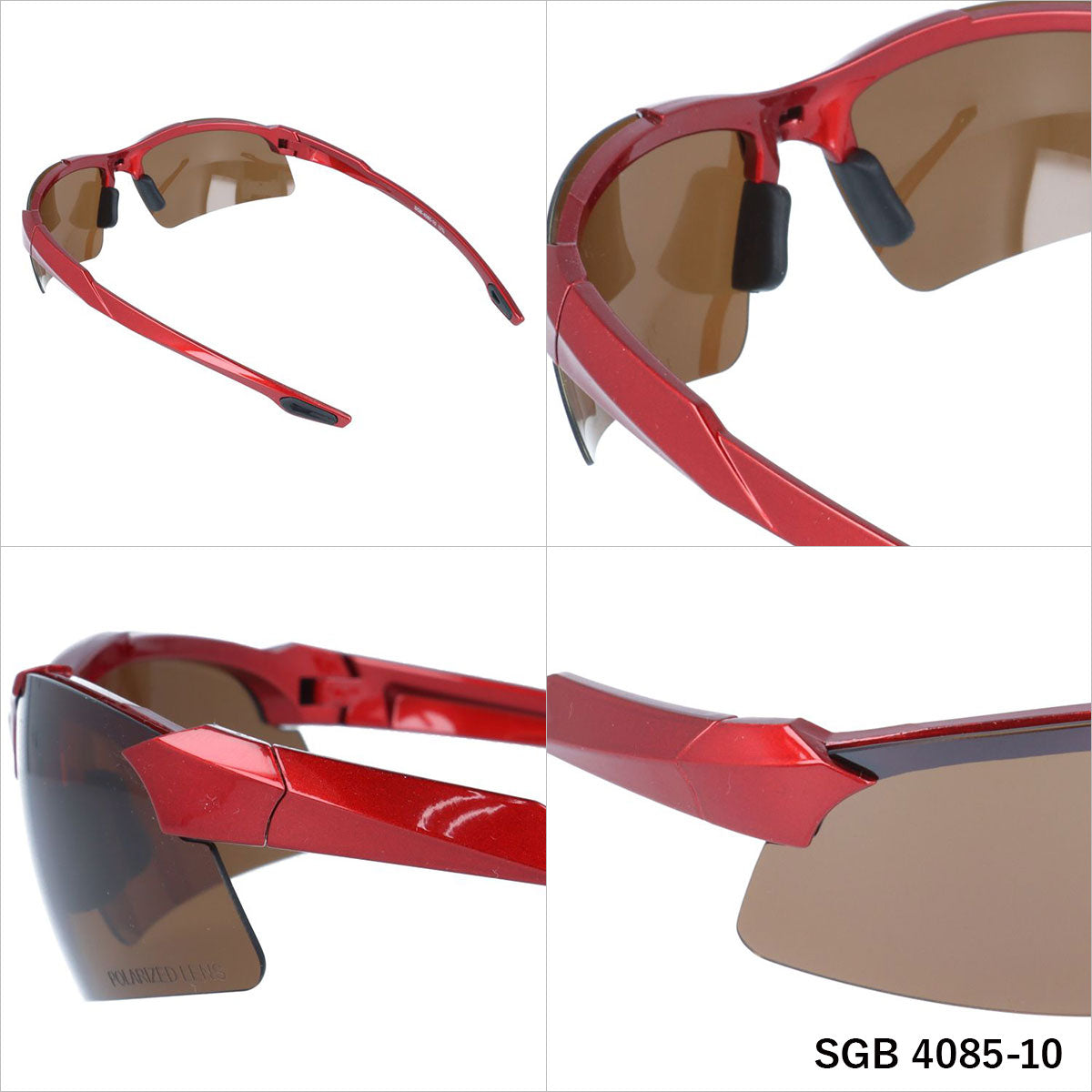 アークスタイル サングラス シーガル 偏光サングラス ミラーレンズ アジアンフィット ARC Style SEAGULL SGB 4085 65サイズ スポーツ メンズ レディース