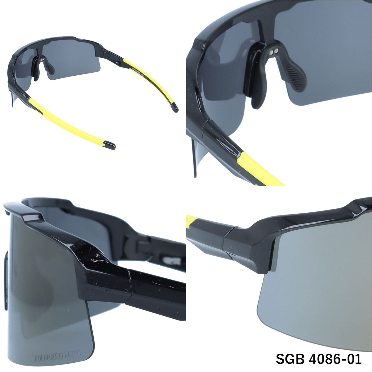 アークスタイル サングラス シーガル 偏光サングラス ミラーレンズ アジアンフィット(フレキシブルノーズパッド) ARC Style SEAGULL SGB 4086 135サイズ スポーツ メンズ レディース ゴーグル スノーゴーグル スキー スノボ スノーボード