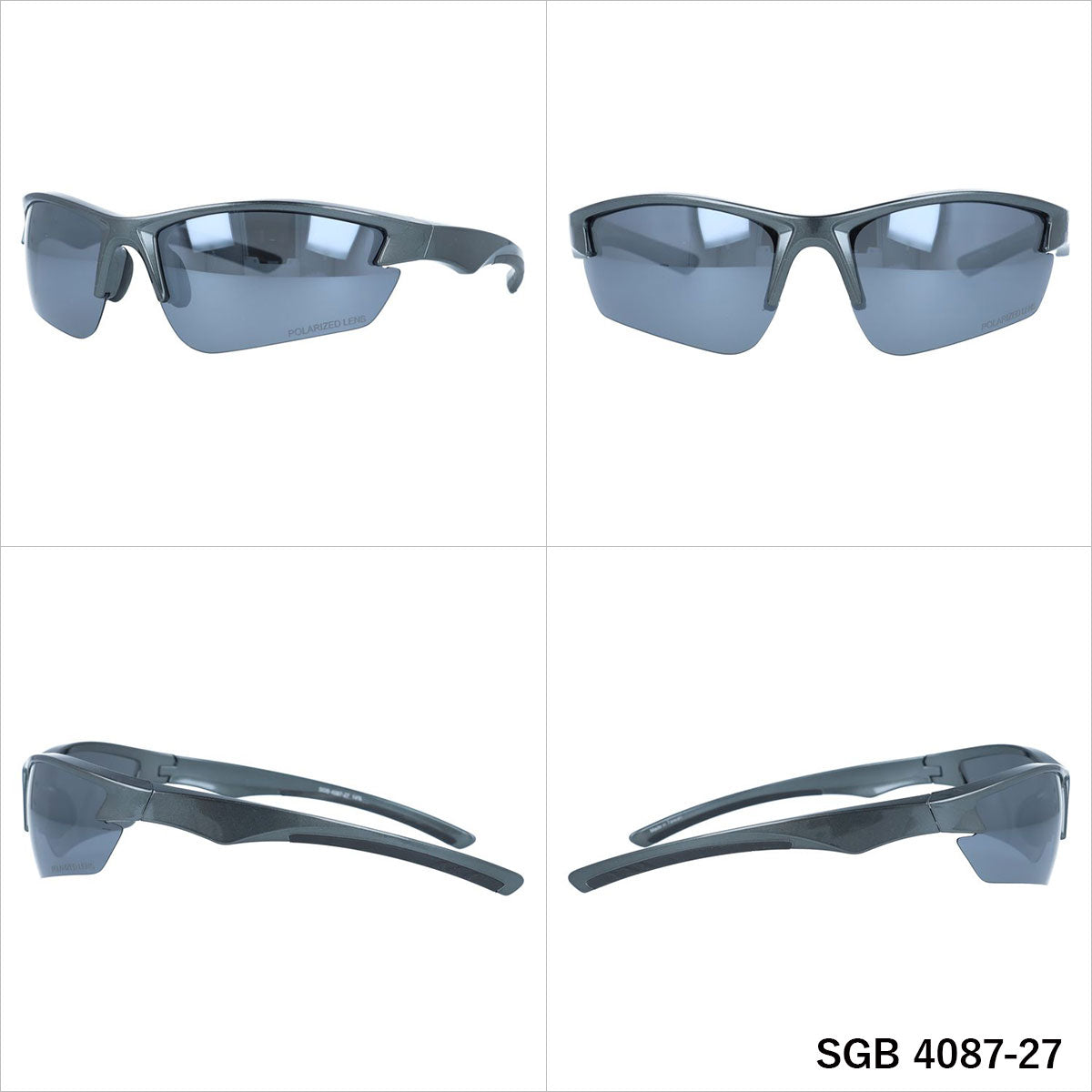 アークスタイル サングラス シーガル 偏光サングラス ミラーレンズ アジアンフィット ARC Style SEAGULL SGB 4087 64サイズ スポーツ メンズ レディース