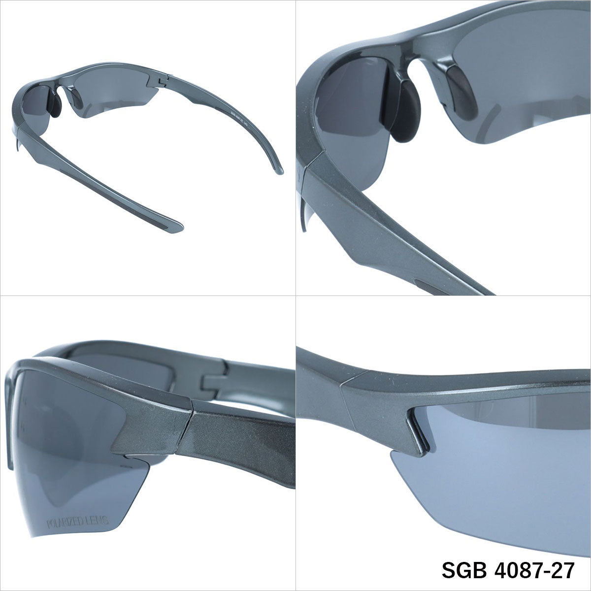 アークスタイル サングラス シーガル 偏光サングラス ミラーレンズ アジアンフィット ARC Style SEAGULL SGB 4087 64サイズ スポーツ メンズ レディース