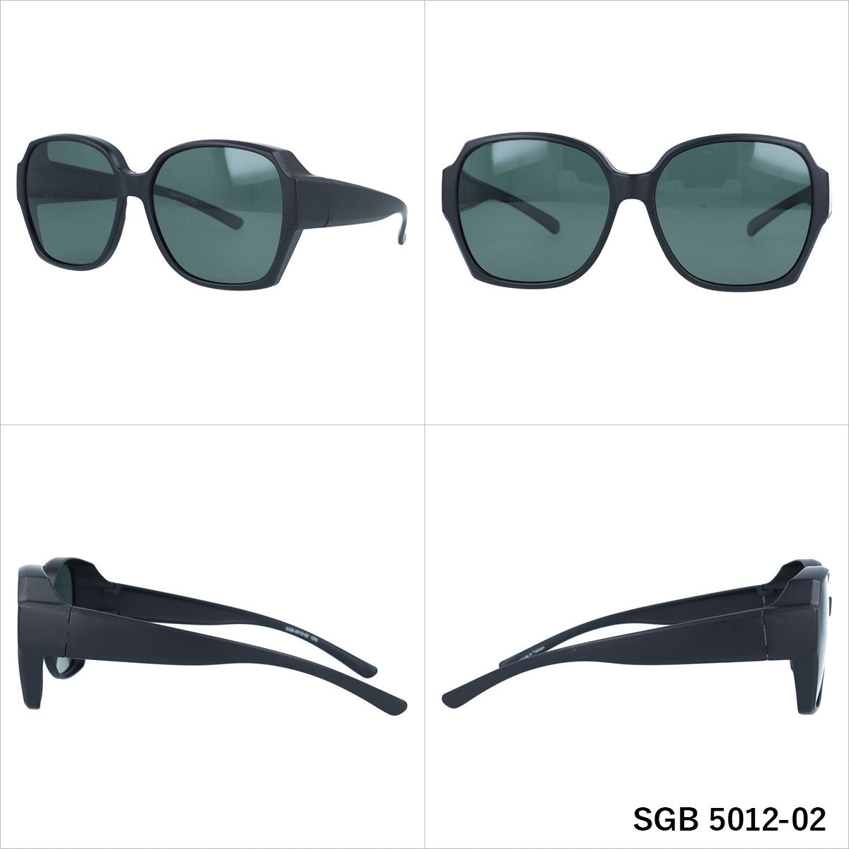 アークスタイル サングラス シーガル 偏光サングラス オーバーグラス ARC Style SEAGULL SGB 5012 60サイズ スクエア型 ユニセックス メンズ レディース