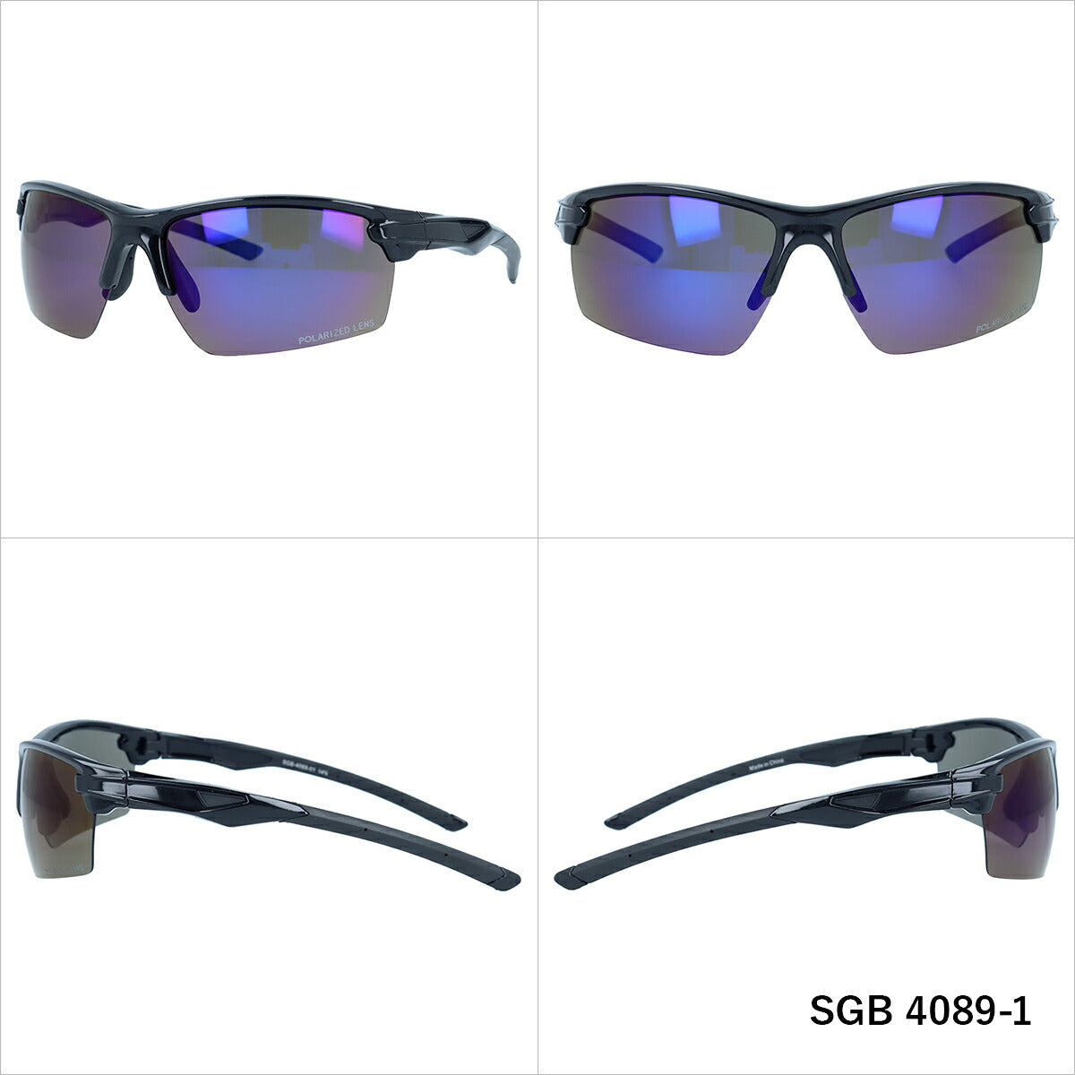 シーガル サングラス 偏光サングラス ミラーレンズ アジアンフィット SEAGULL SGB4089 全2カラー 68サイズ スポーツ型 ユニセックス メンズ レディース