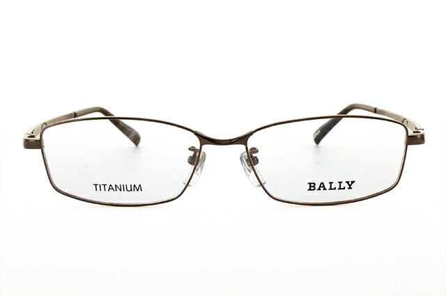 【国内正規品】バリー メガネフレーム BALLY 度付き 度なし 伊達 だて 眼鏡 メンズ レディース BY3017J 1 56 ブラウン スクエア型 UVカット 紫外線 ラッピング無料