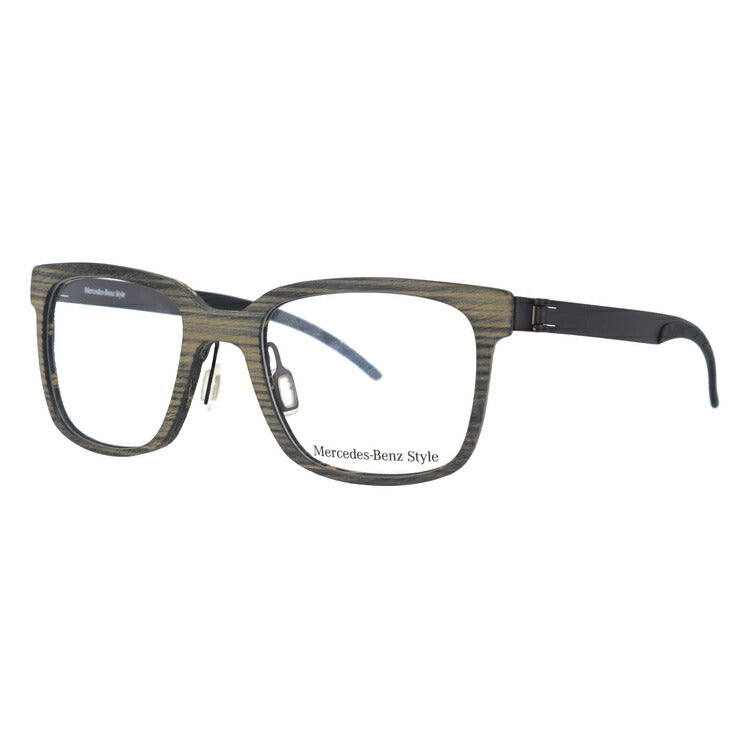 【国内正規品】メルセデスベンツ・スタイル メガネフレーム Mercedes-Benz Style 度付き 度なし 伊達 だて 眼鏡 メンズ レディース M4017-D 50サイズ ウェリントン型 UVカット 紫外線 ラッピング無料