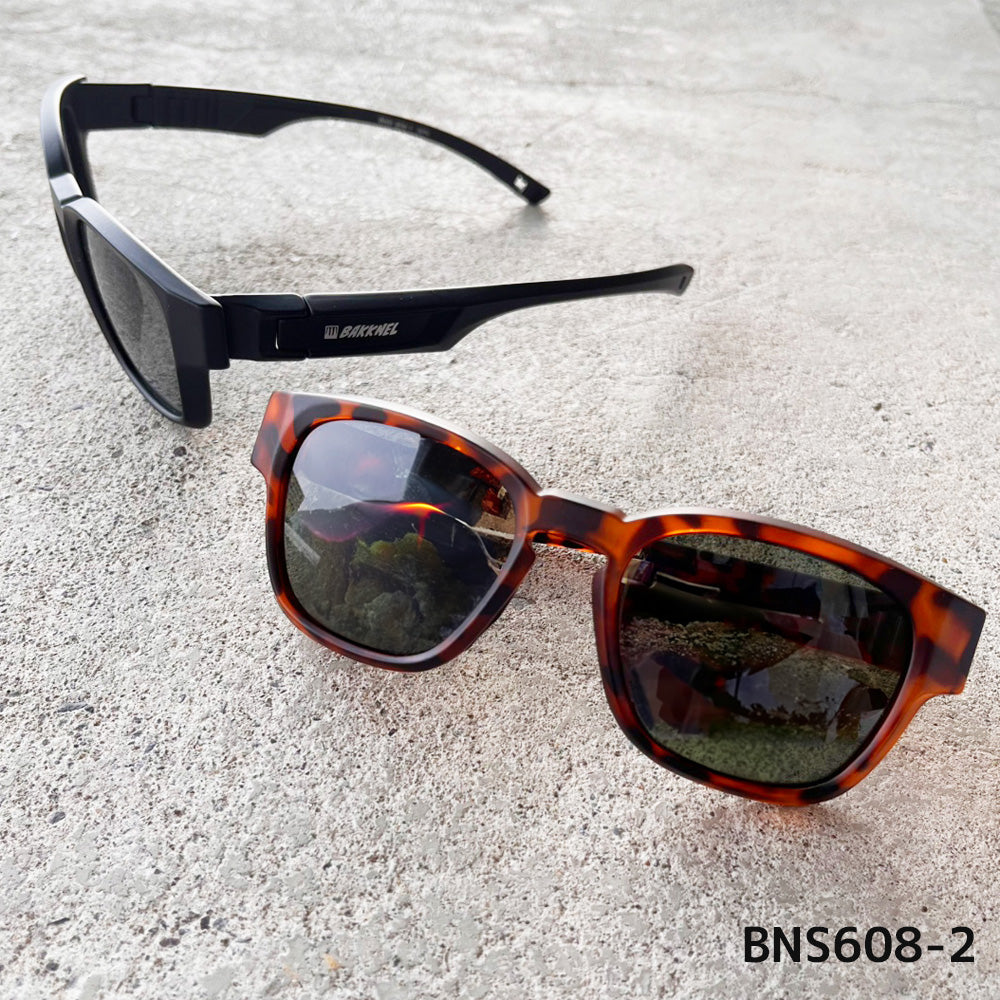 バクネル サングラス 偏光サングラス アジアンフィット BAKKNEL BNS608 48サイズ ウェリントン型 水に浮く フローティング ユニセックス メンズ レディース