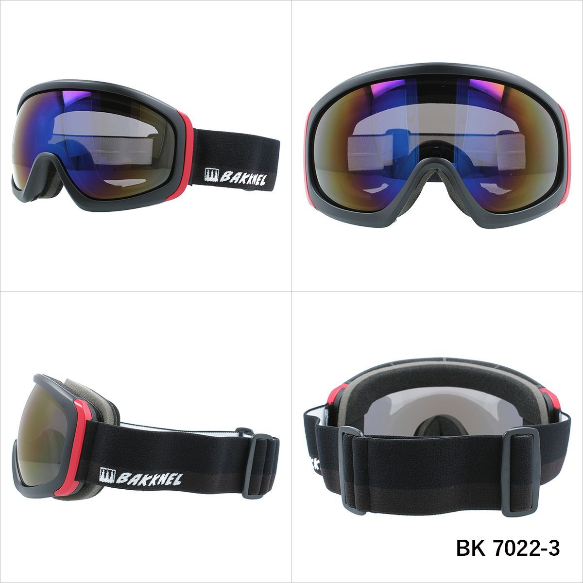 BAKKNEL バクネル BK 7022 眼鏡対応 ヘルメット対応 ミラーレンズ スノーゴーグル スキー スノーボード スノボ 球面ダブルレンズ フレームあり メンズ レディース ウィンタースポーツ 曇り防止 曇り止め 誕生日 プレゼント 男性 女性