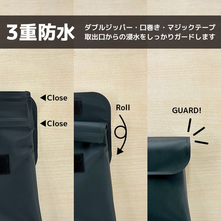 バクネル 防水バック BAKKNEL BN-WPB002 全4カラー IPX8防水 ウエストポーチ 斜めがけ ショルダーバッグ スポーツ マチ付き コンパクト 大容量 メンズ レディース ユニセックス 男女兼用