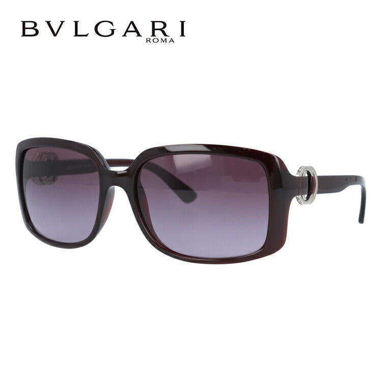 【国内正規品】BVLGARI ブルガリ サングラス BV8083B 982/8H 57 ダークレッド/パープルグラデーション レディース UVカット ラッピング無料