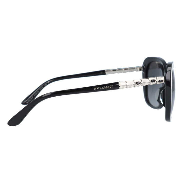 【国内正規品】ブルガリ 偏光サングラス BVLGARI セルペンティ BV8179KF 5190T3 57 57 ブラック/シルバー アジアンフィット SERPENTI 釣り ドライブ レディース モデル UVカット ラッピング無料