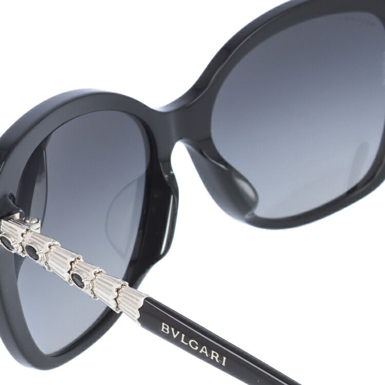 【国内正規品】ブルガリ 偏光サングラス BVLGARI セルペンティ BV8179KF 5190T3 57 57 ブラック/シルバー アジアンフィット SERPENTI 釣り ドライブ レディース モデル UVカット ラッピング無料