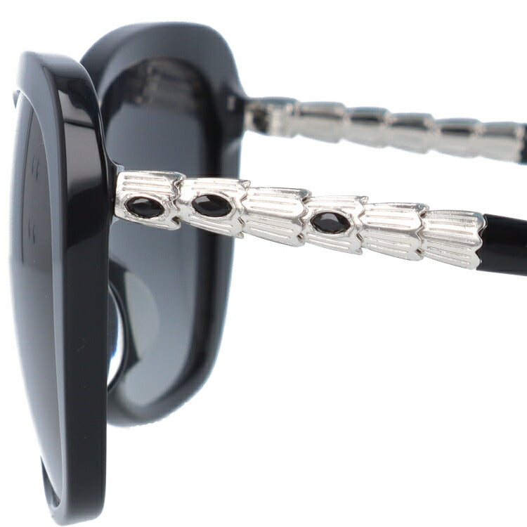 【国内正規品】ブルガリ 偏光サングラス BVLGARI セルペンティ BV8179KF 5190T3 57 57 ブラック/シルバー アジアンフィット SERPENTI 釣り ドライブ レディース モデル UVカット ラッピング無料