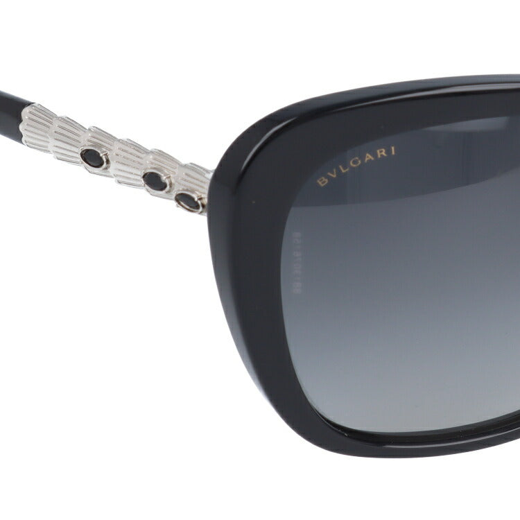 【国内正規品】ブルガリ 偏光サングラス BVLGARI セルペンティ BV8179KF 5190T3 57 57 ブラック/シルバー アジアンフィット SERPENTI 釣り ドライブ レディース モデル UVカット ラッピング無料