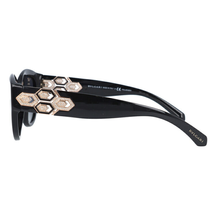 【国内正規品】ブルガリ サングラス セルペンティ 偏光サングラス レギュラーフィット BVLGARI SERPENTI BV8221B 501/T3 53サイズ フォックス ユニセックス メンズ レディース イタリア製 クリスタル エナメル ラッピング無料