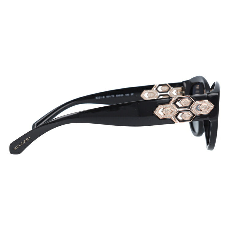 【国内正規品】ブルガリ サングラス セルペンティ 偏光サングラス レギュラーフィット BVLGARI SERPENTI BV8221B 501/T3 53サイズ フォックス ユニセックス メンズ レディース イタリア製 クリスタル エナメル ラッピング無料