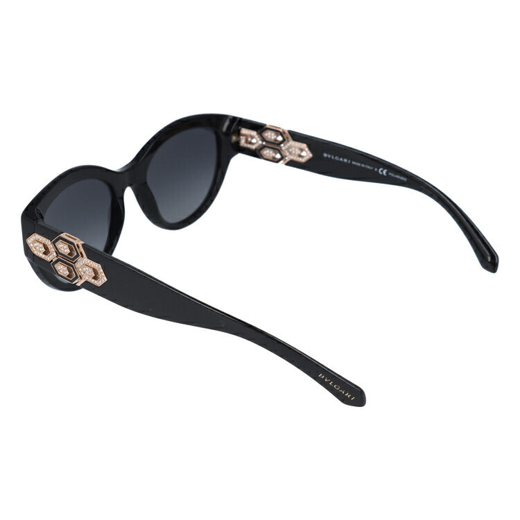 【国内正規品】ブルガリ サングラス セルペンティ 偏光サングラス レギュラーフィット BVLGARI SERPENTI BV8221B 501/T3 53サイズ フォックス ユニセックス メンズ レディース イタリア製 クリスタル エナメル ラッピング無料