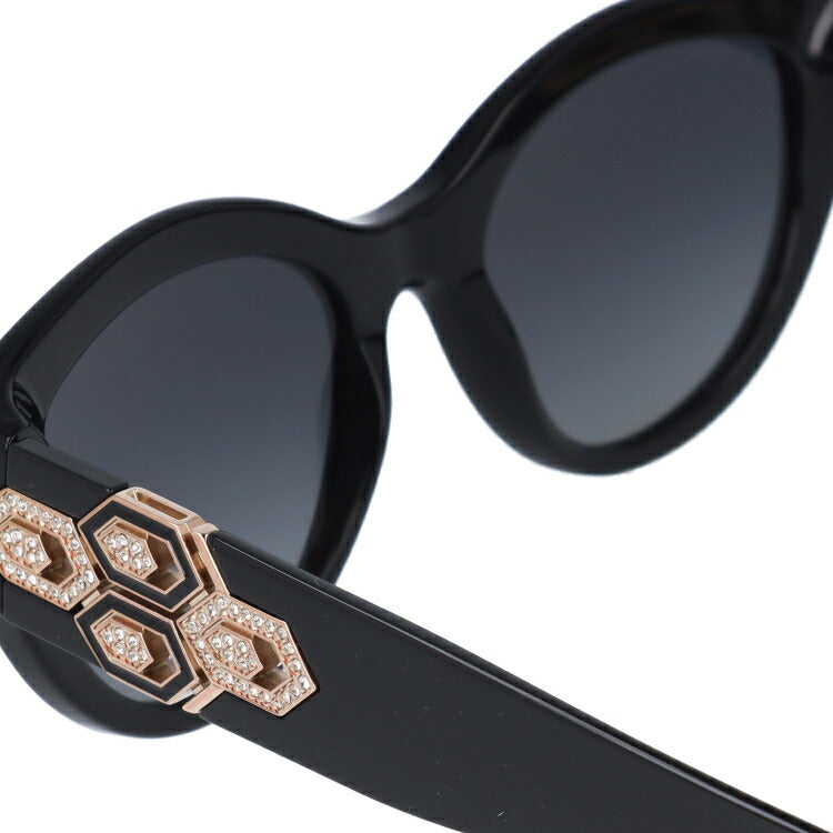 【国内正規品】ブルガリ サングラス セルペンティ 偏光サングラス レギュラーフィット BVLGARI SERPENTI BV8221B 501/T3 53サイズ フォックス ユニセックス メンズ レディース イタリア製 クリスタル エナメル ラッピング無料