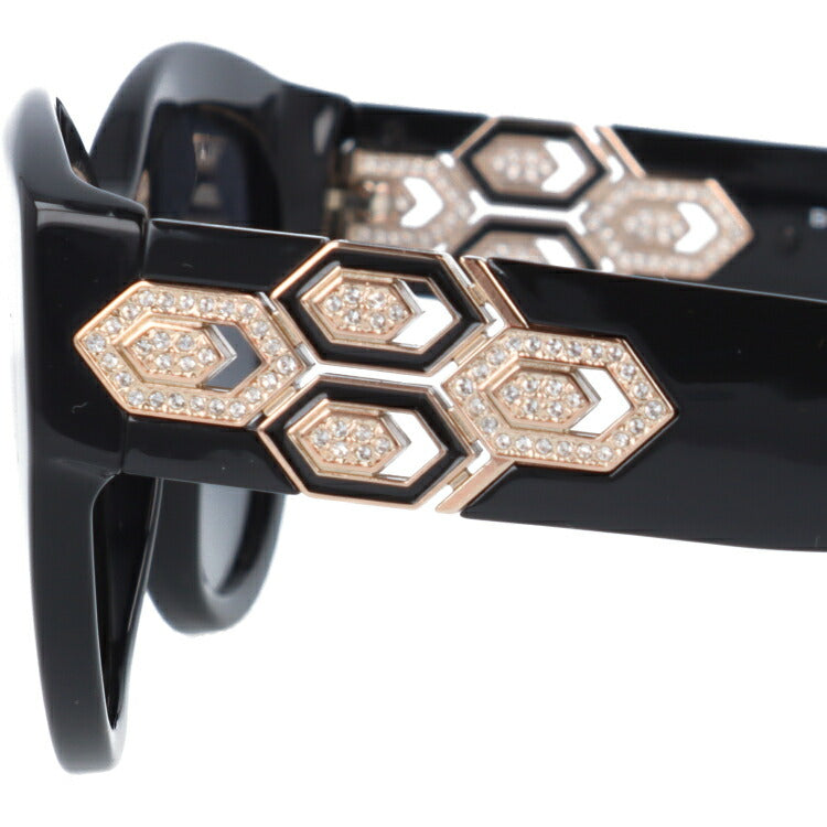 【国内正規品】ブルガリ サングラス セルペンティ 偏光サングラス レギュラーフィット BVLGARI SERPENTI BV8221B 501/T3 53サイズ フォックス ユニセックス メンズ レディース イタリア製 クリスタル エナメル ラッピング無料