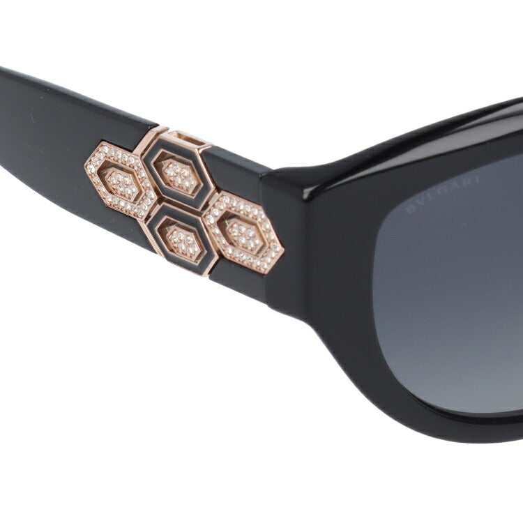 【国内正規品】ブルガリ サングラス セルペンティ 偏光サングラス レギュラーフィット BVLGARI SERPENTI BV8221B 501/T3 53サイズ フォックス ユニセックス メンズ レディース イタリア製 クリスタル エナメル ラッピング無料