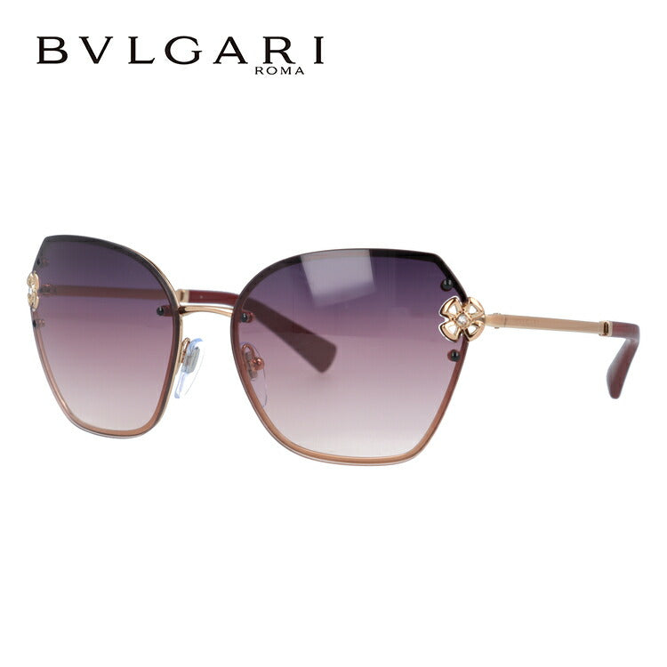 【訳あり・店頭展示品/外箱なし】【国内正規品】ブルガリ サングラス BVLGARI フィオレヴァー FIOREVER BV6152B 2014/U6 60サイズ バタフライ型 ブランド メンズ レディース アイウェア UVカット ギフト対応 ラインストーン ラッピング無料