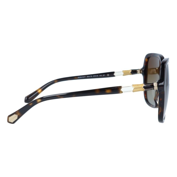 【国内正規品】ブルガリ サングラス セルペンティ 偏光サングラス アジアンフィット BVLGARI SERPENTI BV8228BF 504/T5 57サイズ スクエア ユニセックス メンズ レディース