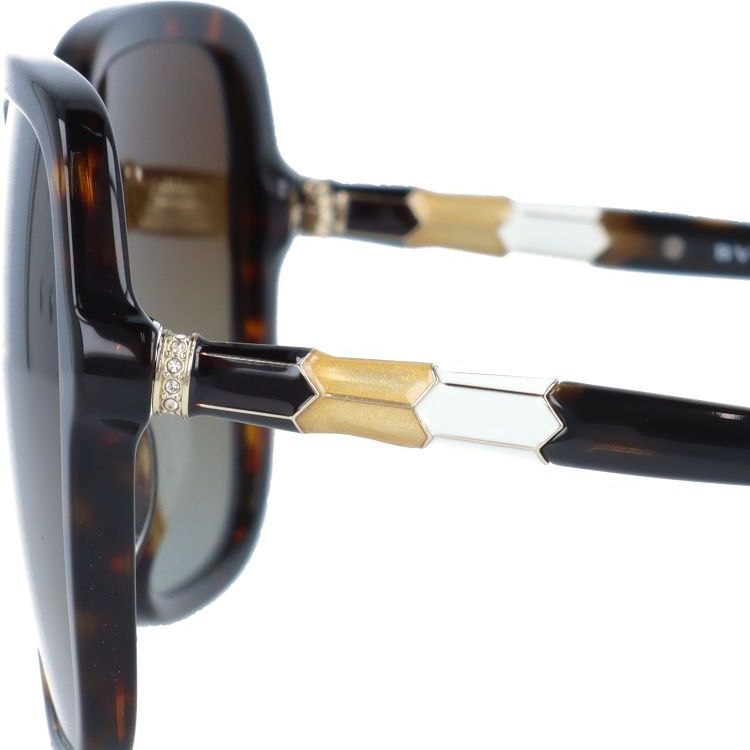 【国内正規品】ブルガリ サングラス セルペンティ 偏光サングラス アジアンフィット BVLGARI SERPENTI BV8228BF 504/T5 57サイズ スクエア ユニセックス メンズ レディース