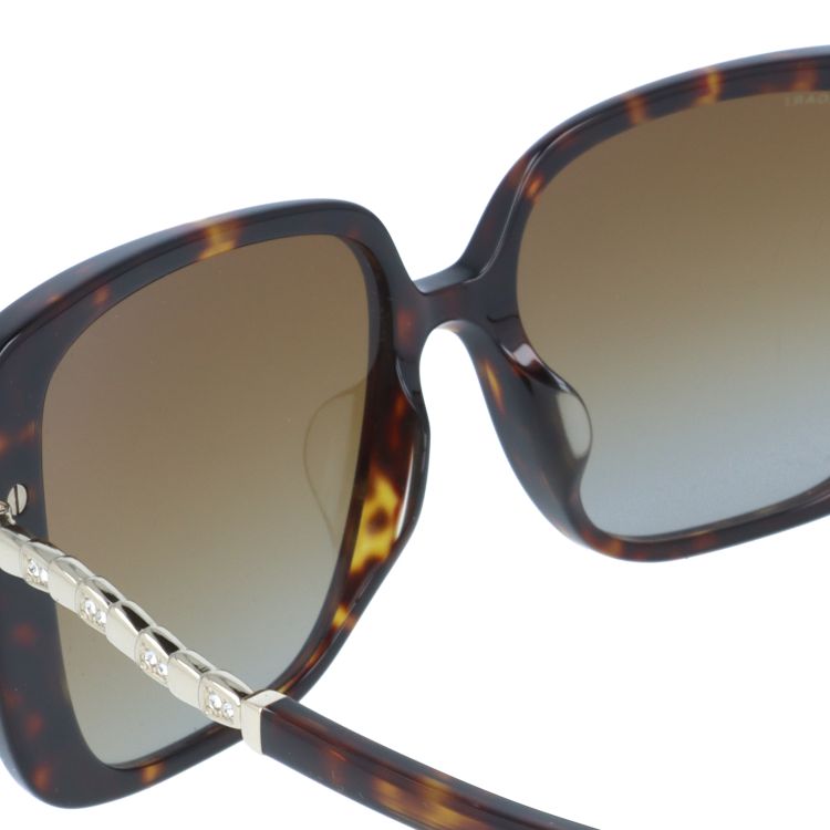 【国内正規品】ブルガリ 偏光サングラス セルペンティ フルフィット(アジアンフィット) BVLGARI SERPENTI BV8237BF 504/T5 55サイズ スクエア ユニセックス メンズ レディース