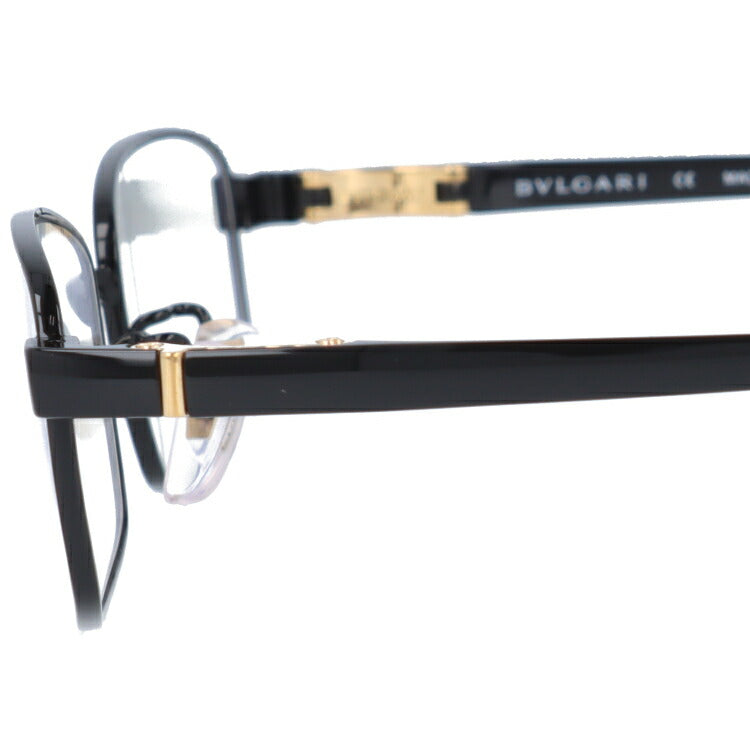 【国内正規品】メガネ 度付き 度なし 伊達メガネ 眼鏡 ブルガリ BVLGARI BV1033TK 4033 53 ブラック レディース スクエア型 UVカット 紫外線 ラッピング無料