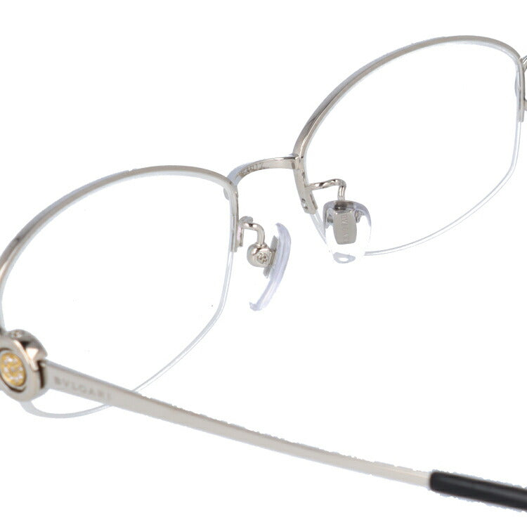 【国内正規品】ブルガリ 眼鏡 伊達メガネ対応 BV2065TG 420 54 シルバー ダイヤモンド レディース スクエア型 ラッピング無料