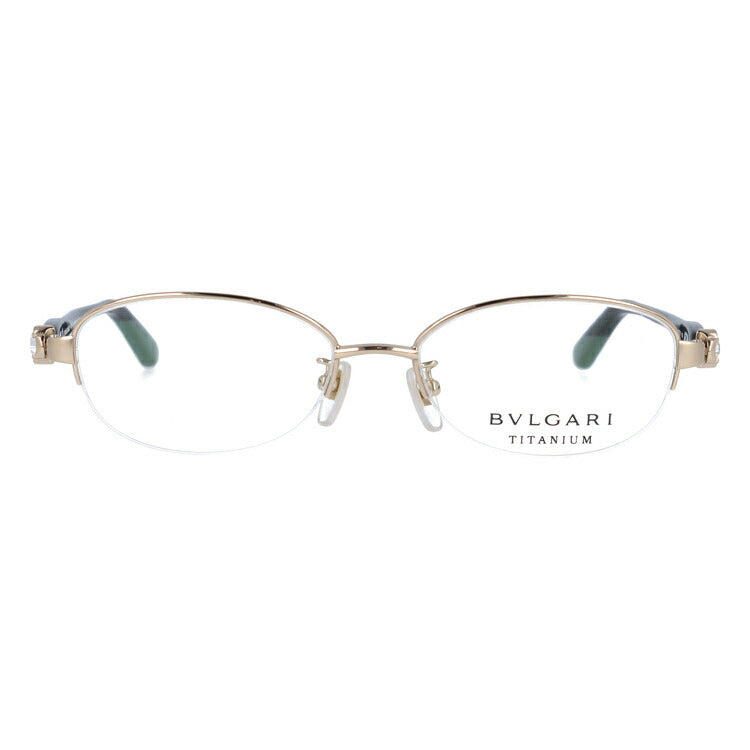 【訳あり・店頭展示品/外箱なし】【国内正規品】ブルガリ メガネ フレーム 眼鏡 BVLGARI BV2132T 477 53サイズ オーバル型 ブランド メンズ レディース アイウェア UVカット ギフト対応 ハーフリム ラインストーン ラッピング無料