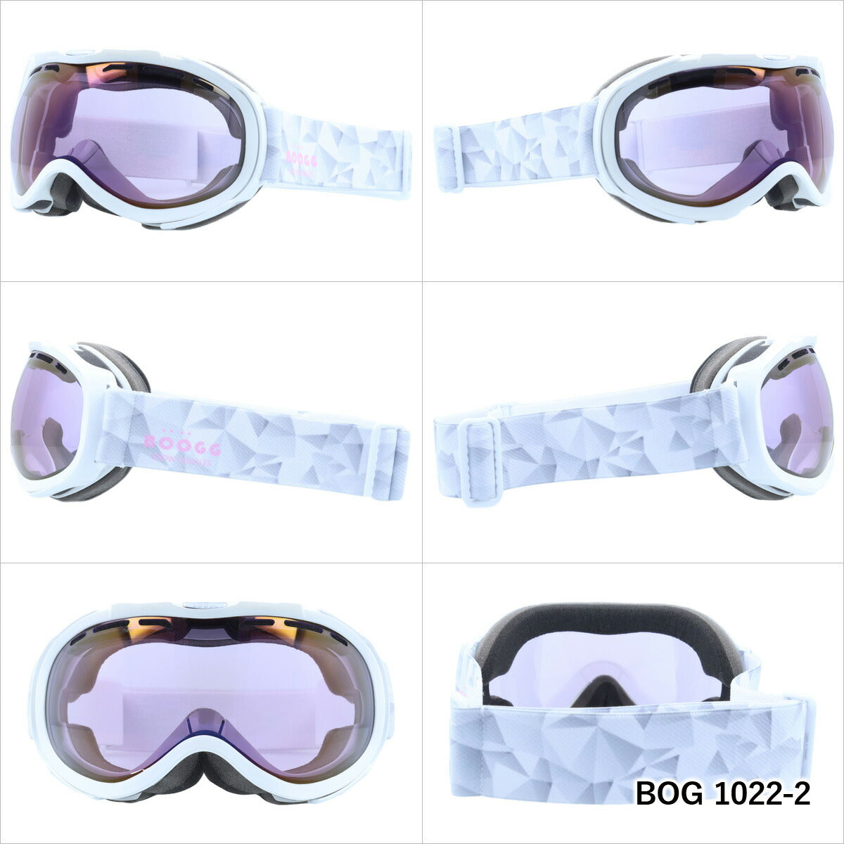 眼鏡対応 ヘルメット対応 ミラーレンズ スノーゴーグル スキー スノーボード スノボ 球面ダブルレンズ フレームあり レディース ウィンタースポーツ 曇り防止 曇り止め 誕生日 プレゼント BOOGG ボーグ BOG 1022 女性