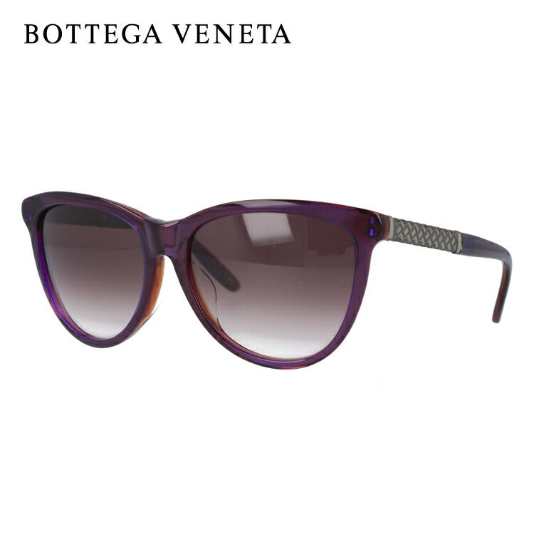 ボッテガヴェネタ サングラス BOTTEGA VENETA B.V.251FS F35/J8 56（PURP ANTSILV） パープル ブラウン/パープルグラデーション アジアンフィット レディース UVカット 紫外線 ラッピング無料