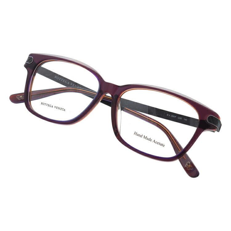 ボッテガヴェネタ BOTTEGA VENETA メガネ フレーム 眼鏡 度付き 度なし 伊達 アジアンフィット BV295F CSE 53サイズ スクエア型 メンズ レディース スクエア型 UVカット 紫外線 ラッピング無料
