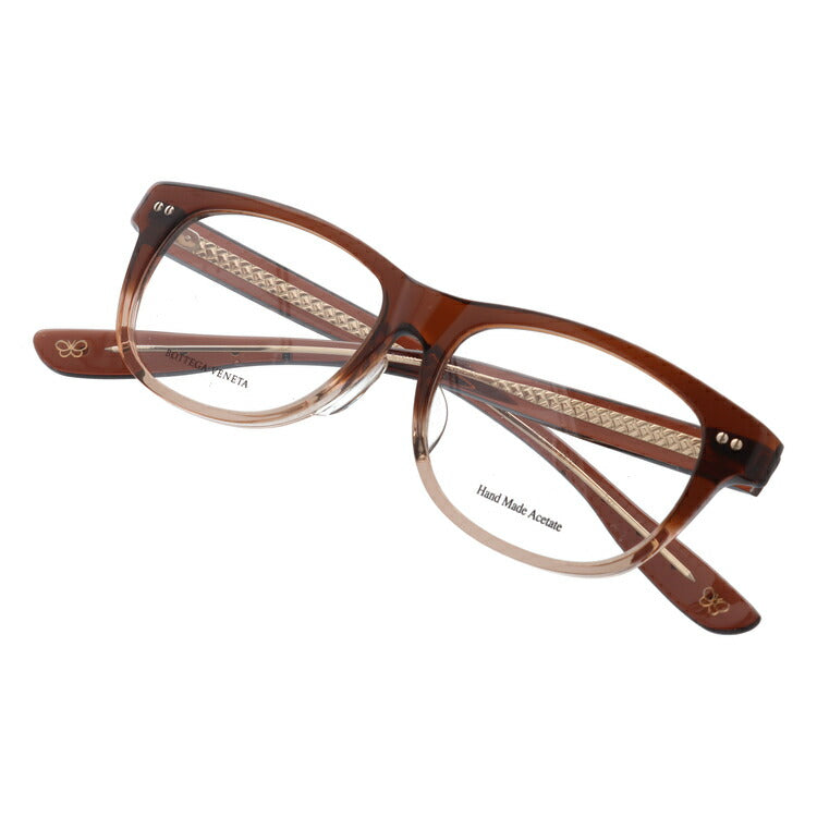 ボッテガヴェネタ BOTTEGA VENETA メガネ フレーム 眼鏡 度付き 度なし 伊達 アジアンフィット BV6006J MS5 52サイズ ウェリントン型 メンズ レディース ウェリントン型 UVカット 紫外線 ラッピング無料