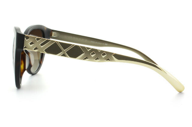 【国内正規品】バーバリー BURBERRY サングラス BE4220F 353613(B4220F) 56 マットハバナ/ゴールド アジアンフィット レディース UVカット ラッピング無料
