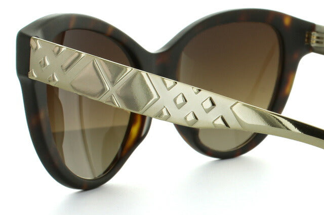 【国内正規品】バーバリー BURBERRY サングラス BE4220F 353613(B4220F) 56 マットハバナ/ゴールド アジアンフィット レディース UVカット ラッピング無料