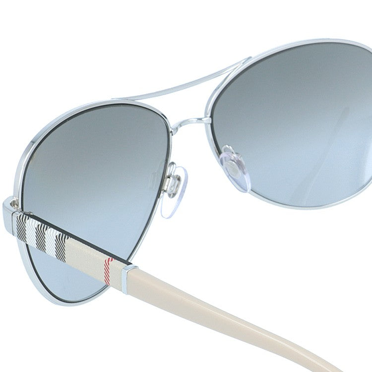 【国内正規品】バーバリー サングラス ミラーレンズ BURBERRY BE3080 10056V 59サイズ ティアドロップ ユニセックス メンズ レディース