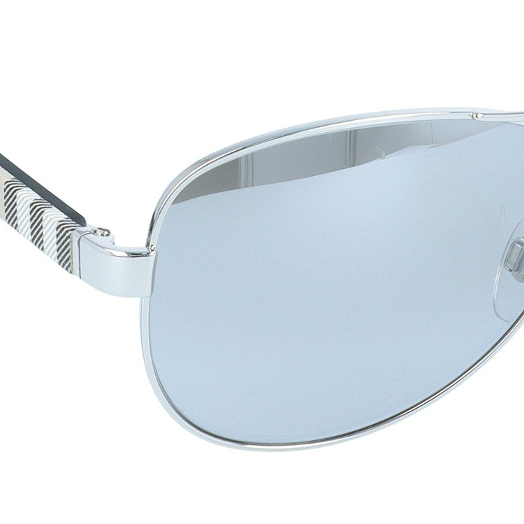 【国内正規品】バーバリー サングラス ミラーレンズ BURBERRY BE3080 10056V 59サイズ ティアドロップ ユニセックス メンズ レディース
