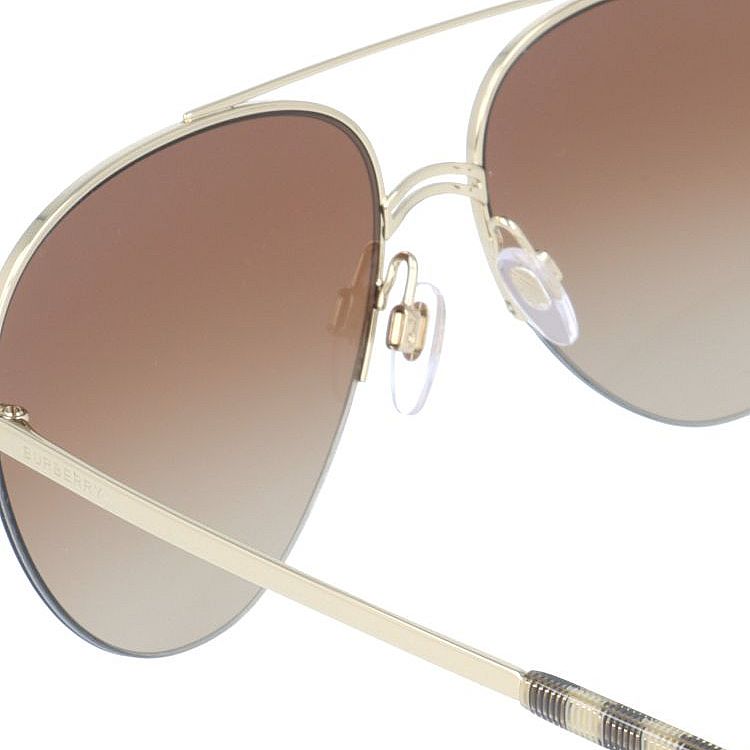 【国内正規品】バーバリー サングラス BURBERRY BE3113 110913 59サイズ ティアドロップ ユニセックス メンズ レディース